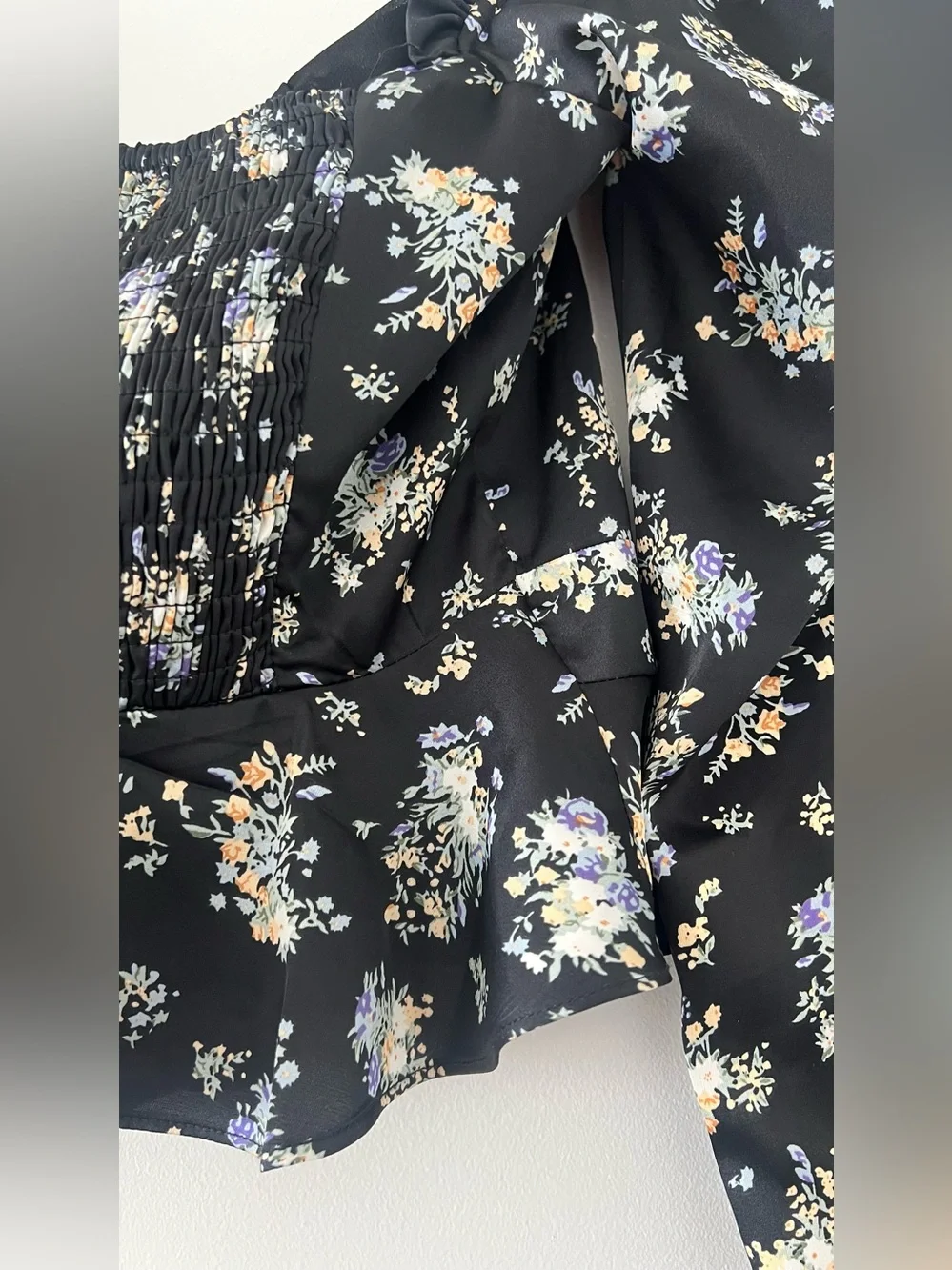 ASTR Floral Satin Top